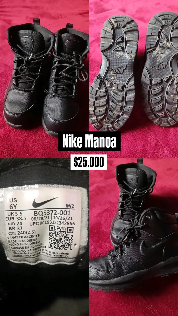Botas negras Nike Manoa