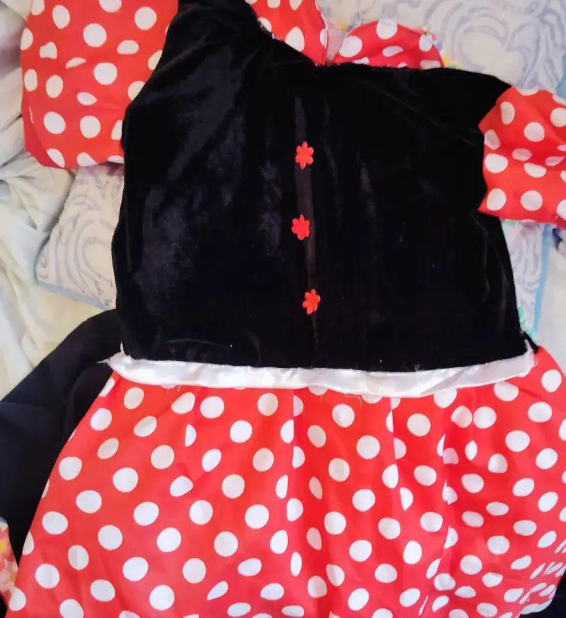 Disfraz de Minnie con lunar