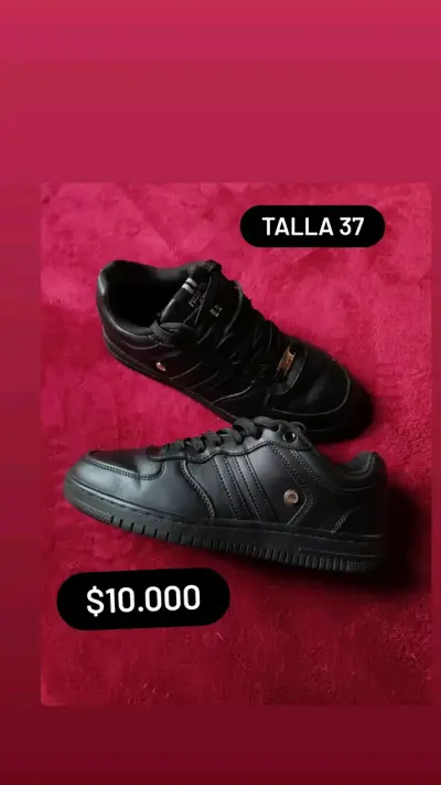 Zapatillas negras talla 37 - miniatura 1