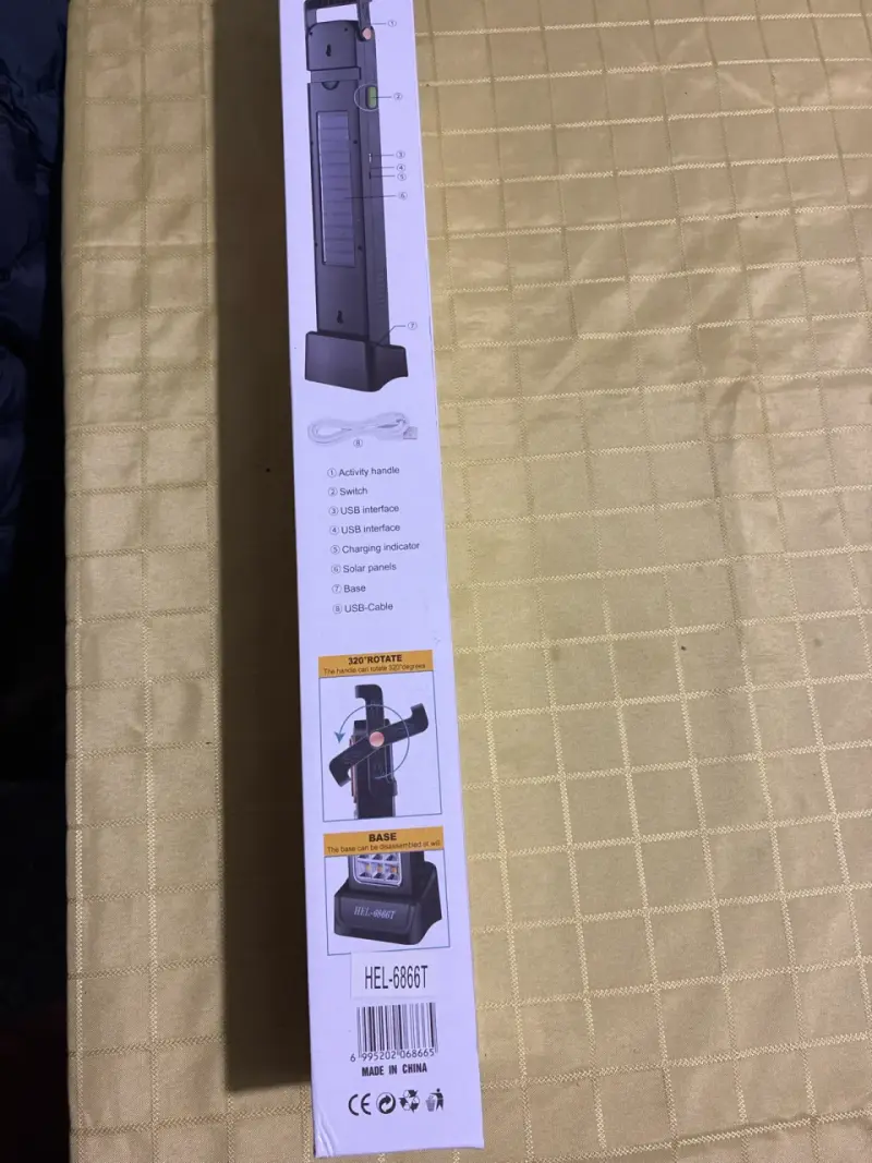 Luz de emergencia solar LED - 2