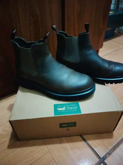 Botines de cuero marrón Chelsea rock Ford 42 - miniatura 4