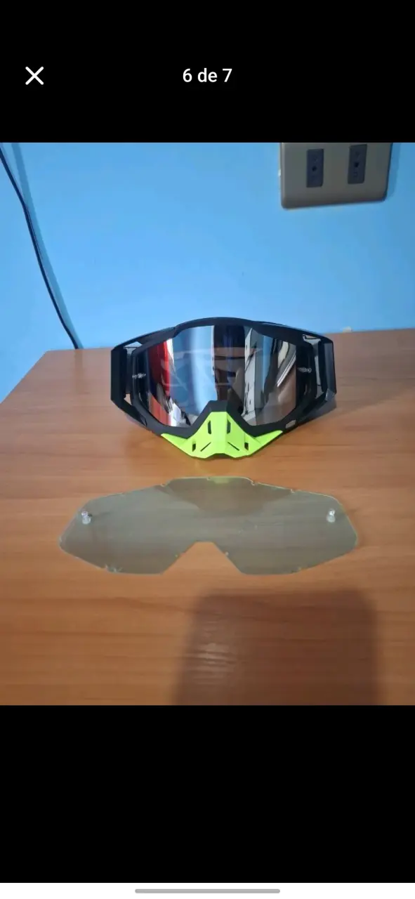 Gafas de motocross con lente