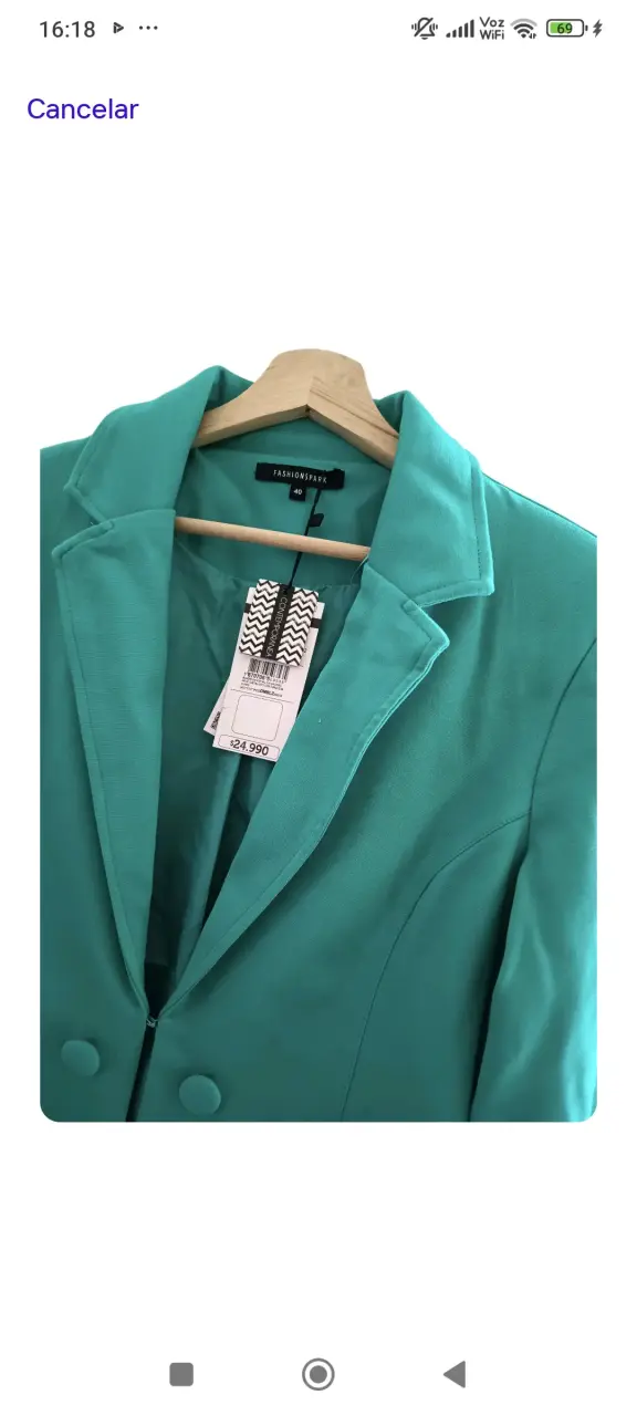 Blazer Calipso con botones - 2