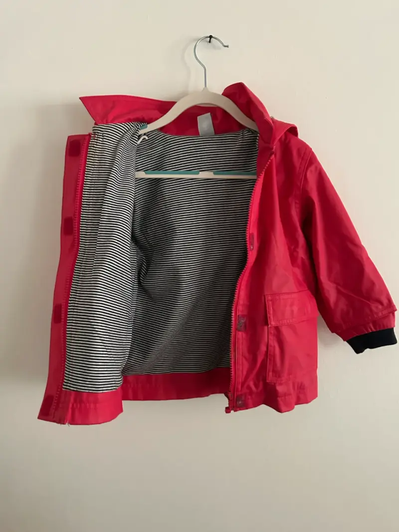 Parka roja para niños - 24 meses - 2