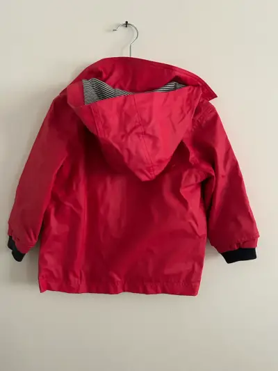 Parka roja para niños - 24 meses - miniatura 4