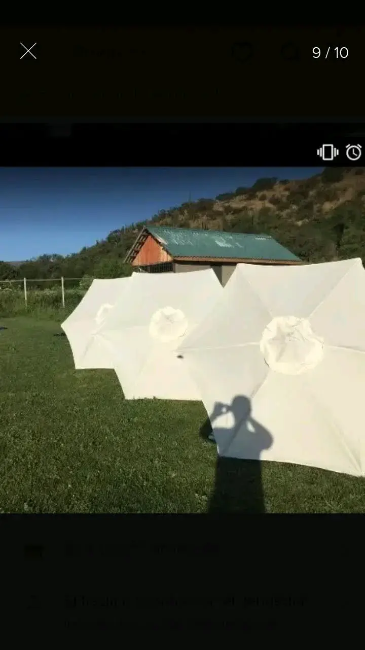 Quitasol usado, buen estado, 2.5 mts diámetro - 4