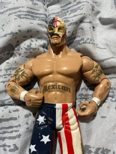 Figura REY MYSTERIO WWE JAKKS 2003 - miniatura 2