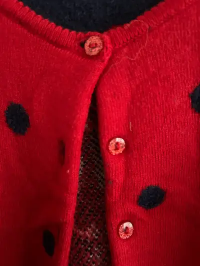 Sweater infantil rojo con gato - 2 años - miniatura 3
