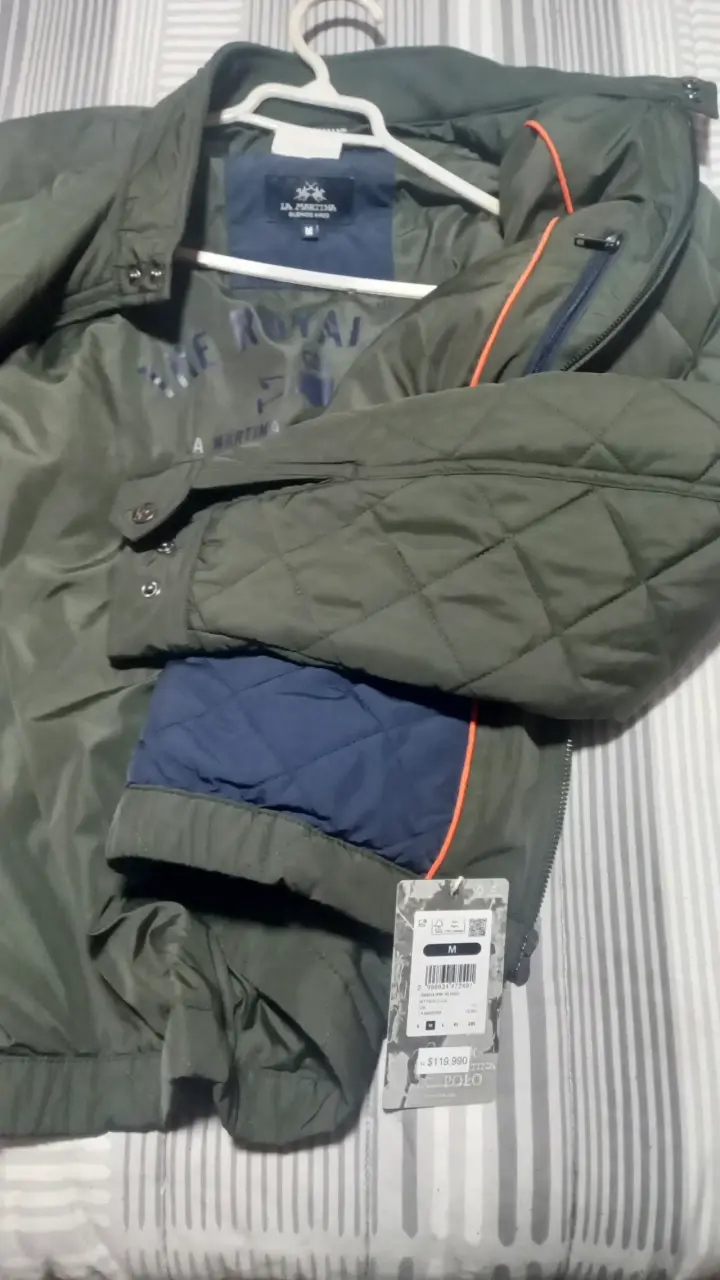 Chaqueta acolchada verde musgo - 3