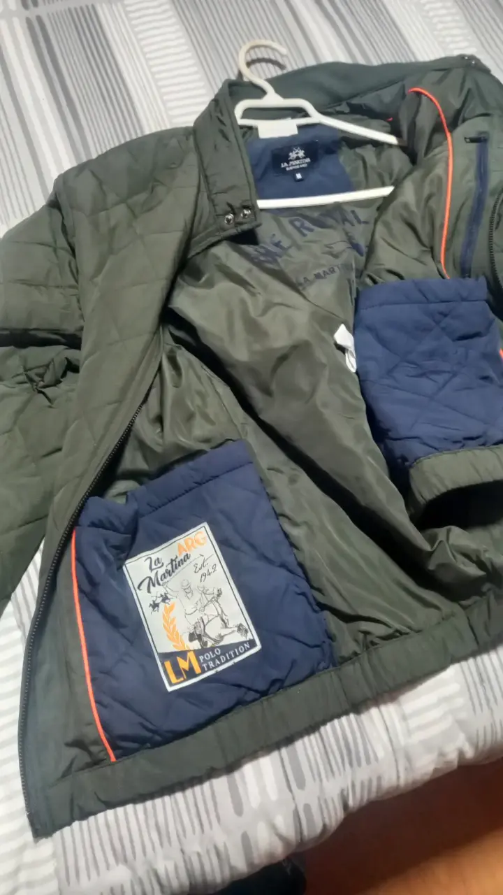 Chaqueta acolchada verde musgo - 4
