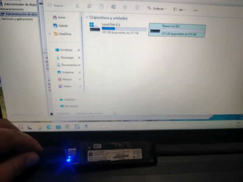 SSD Intel Optane H10 512gb almacenamiento - 3