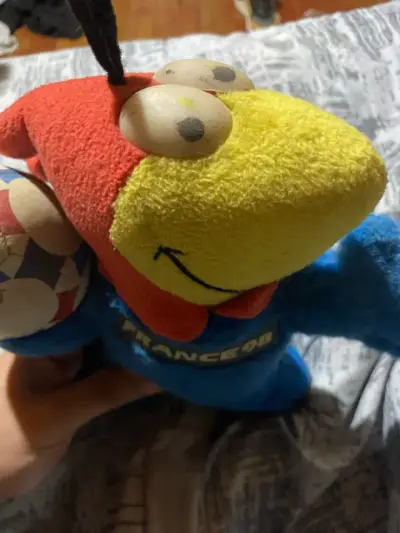 Peluche Francia 98 con balón - miniatura 2