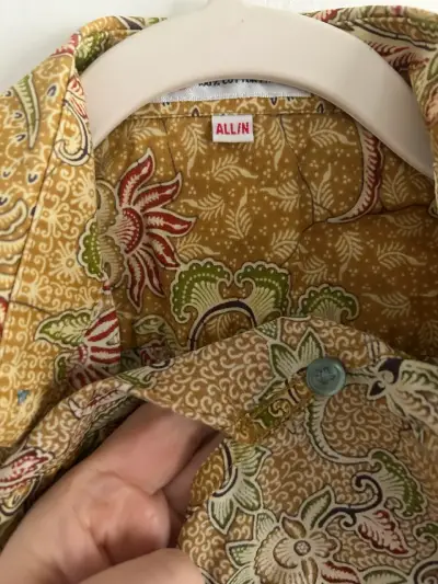 Camisa infantil estampada floral - miniatura 2