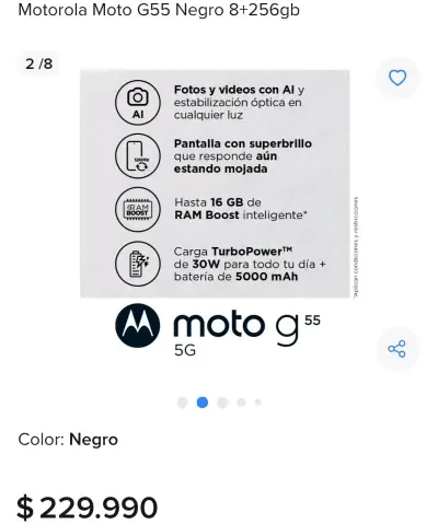 Celular MOTO G55/256 GB - miniatura 6