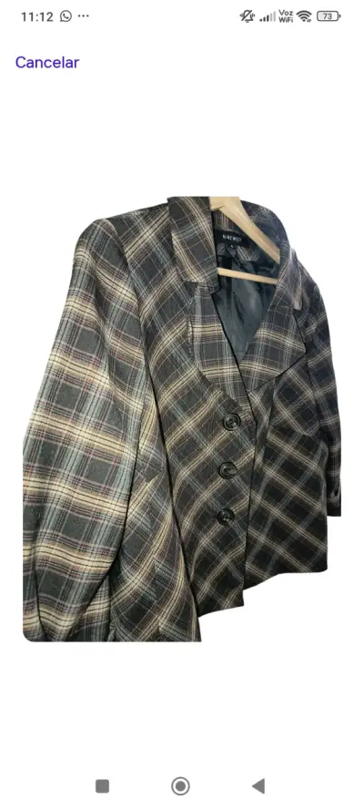 Blazer a cuadros Nine West - miniatura 5