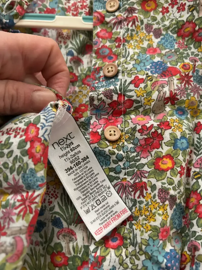 Blusa floral para niña - 3