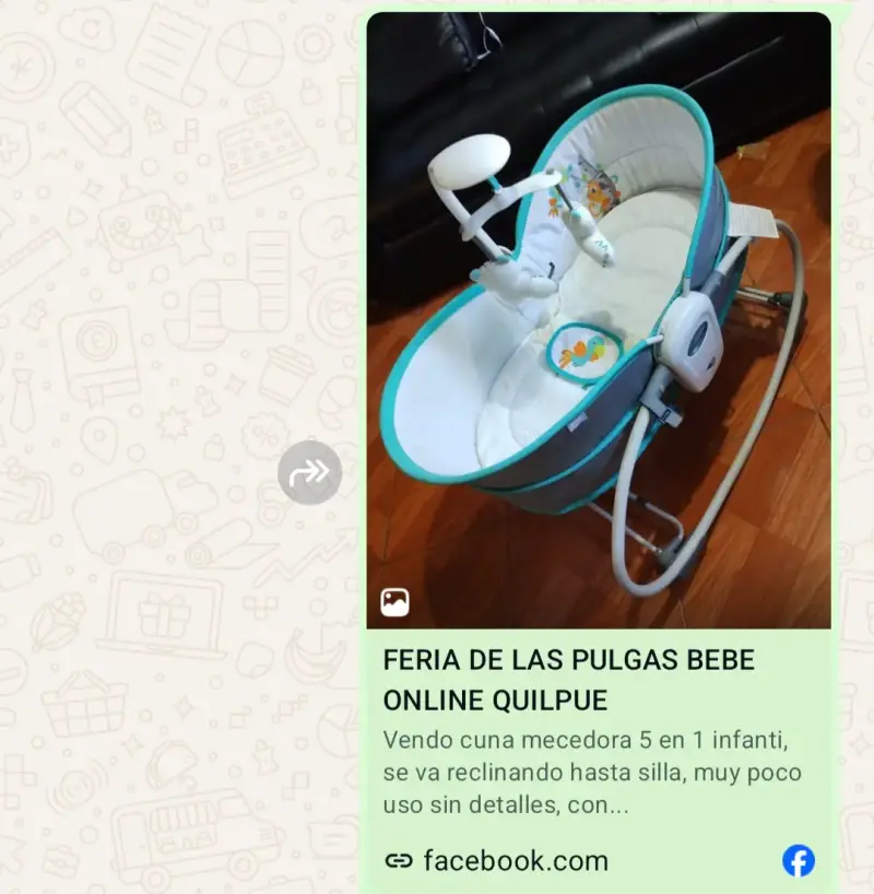 Cuna mecedora para bebé