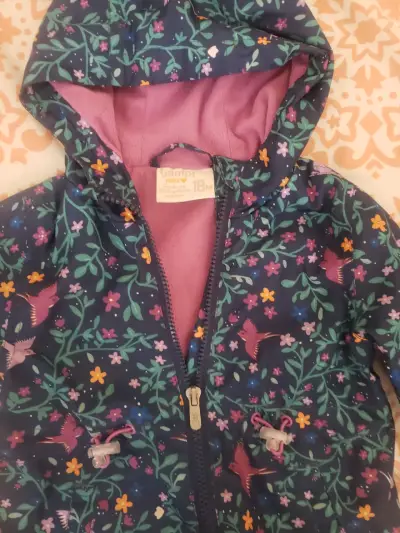 Chaqueta infantil impermeable 18meses - miniatura 2