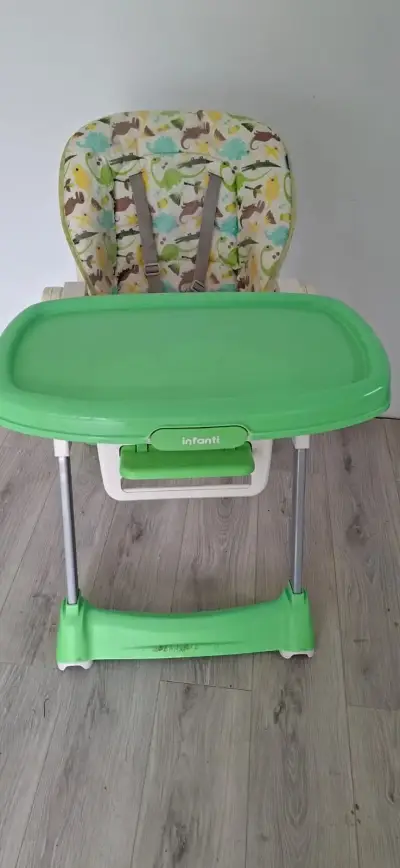 Silla de comer Infanti verde - miniatura 1