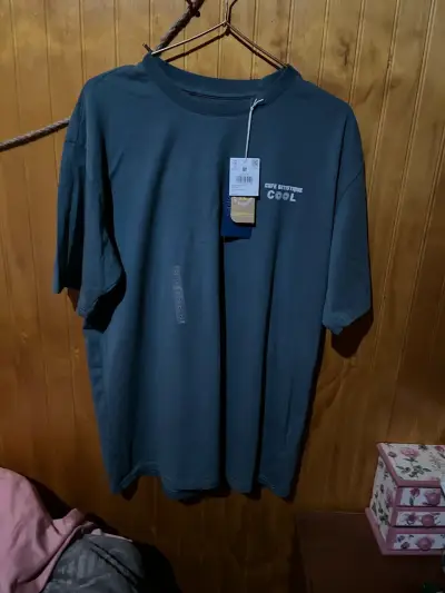 Polera azul con estampado - miniatura 1