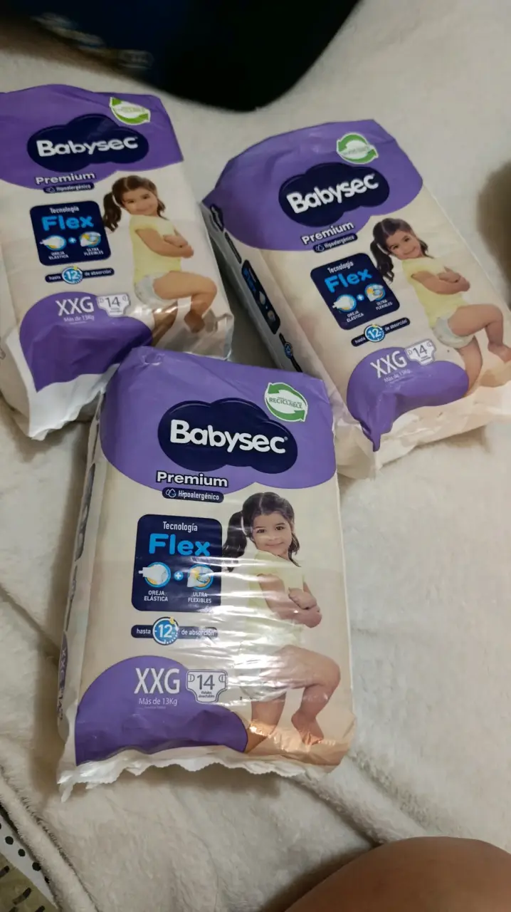 Pañales Babysec Premium XXG
