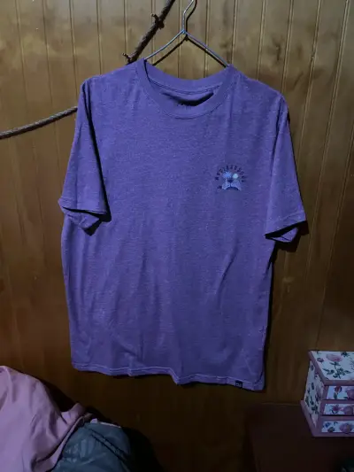 Polera morada con estampado - miniatura 1