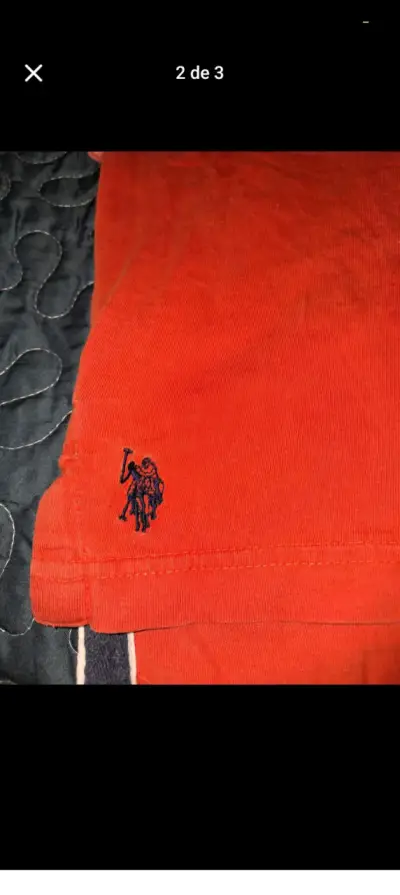 Polera naranja U.S. Polo Assn. - miniatura 2