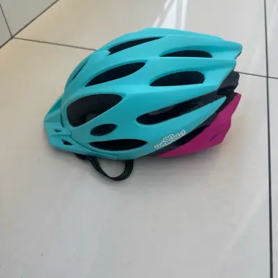 Casco ciclismo turquesa ventilado - miniatura 3