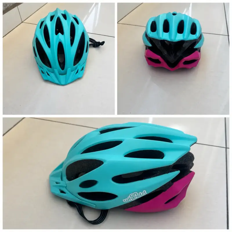 Casco ciclismo turquesa ventilado - 4