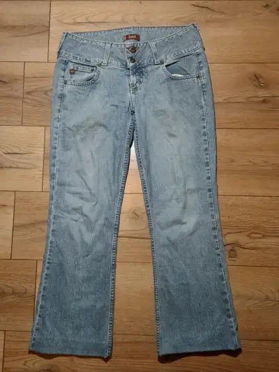 Jeans tiro bajo azul claro marca l.e.i. - miniatura 1
