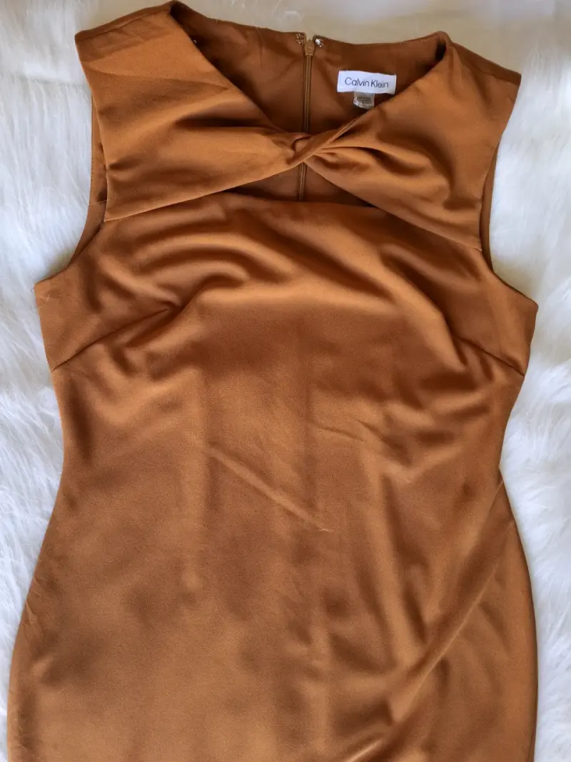 Vestido Calvin Klein marrón - 2