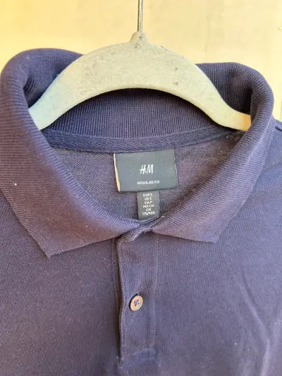 Polera polo azul H&M - miniatura 2
