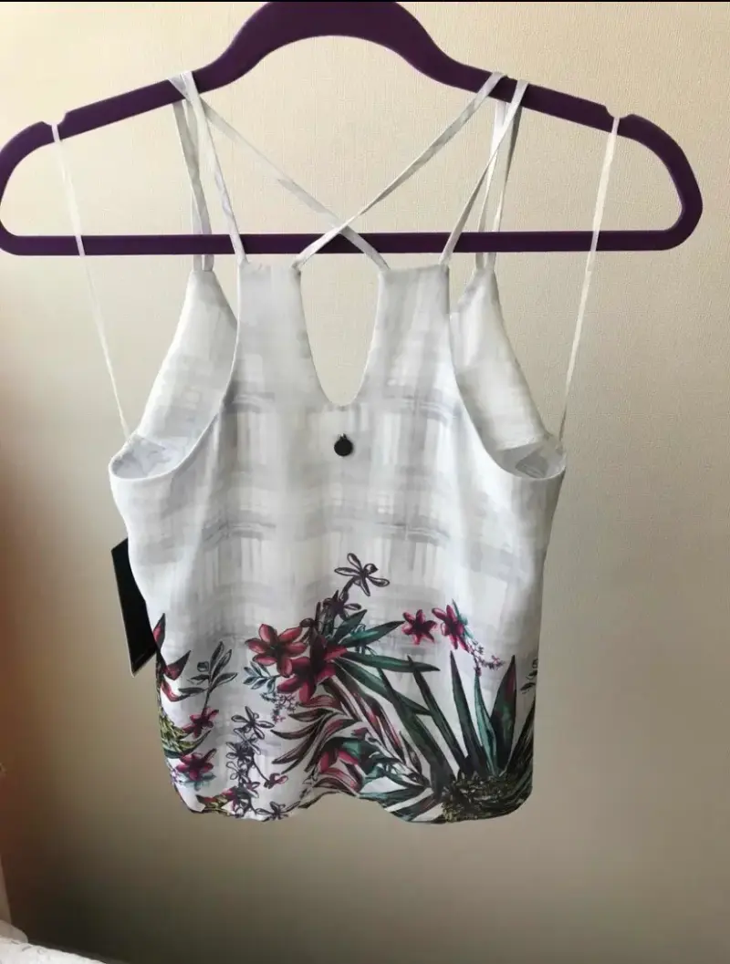 Polera IO estampada floral mujer - 2