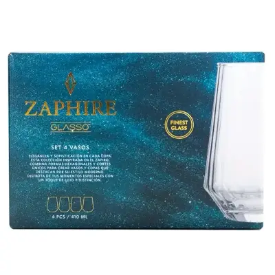 Set 4 vasos Zaphire Glasso - miniatura 3