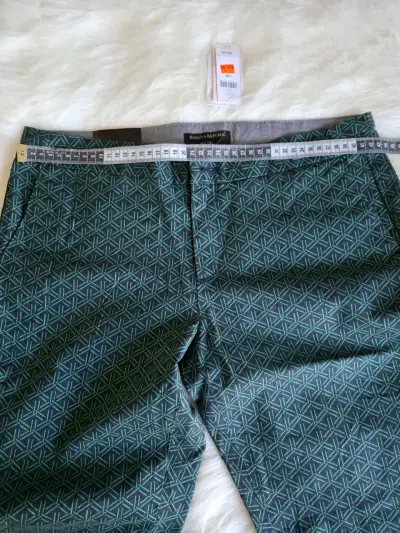 Pantalones estampados geométricos verde - miniatura 4