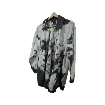 Chaqueta denim blanco y negro - miniatura 1