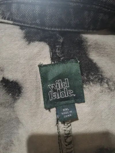 Chaqueta denim blanco y negro - miniatura 2
