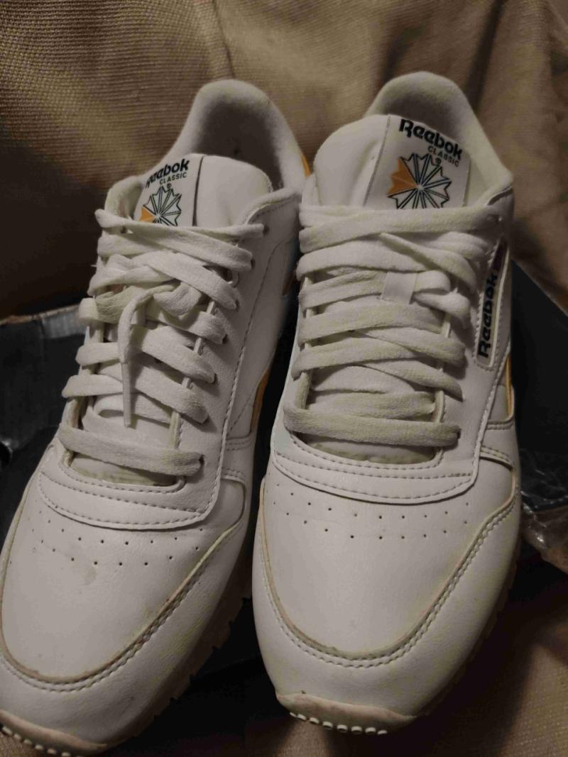Zapatillas Reebok blancas y amarillas - 2