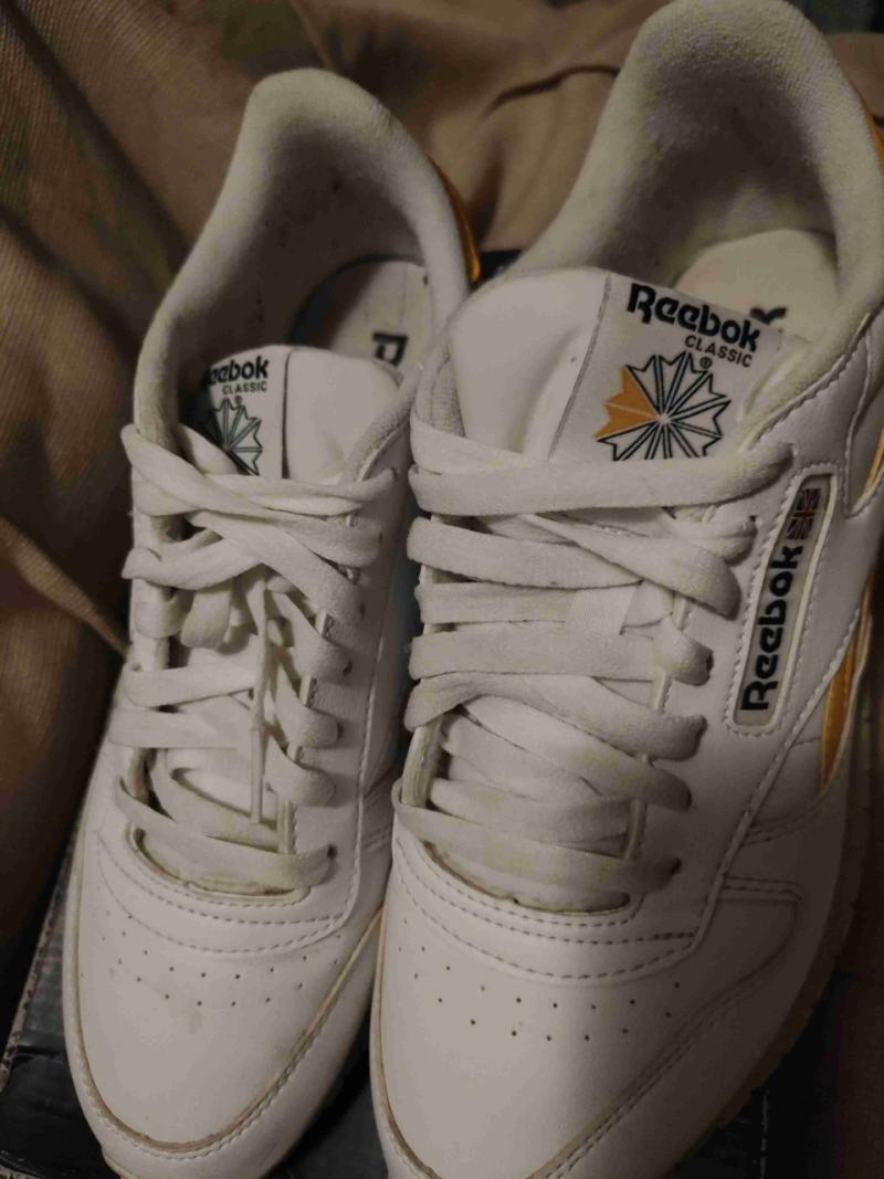 Zapatillas Reebok blancas y amarillas - 3