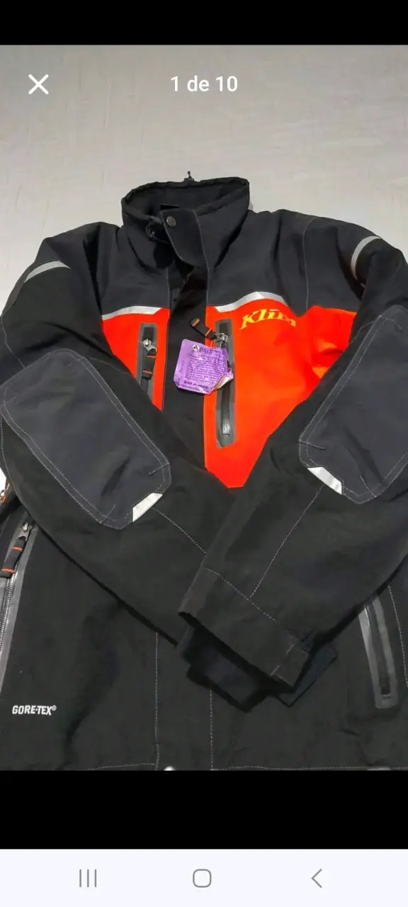Chaqueta Gore-Tex negra y roja - 1
