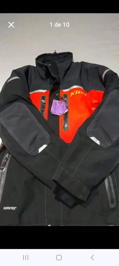 Chaqueta Gore-Tex negra y roja - miniatura 1