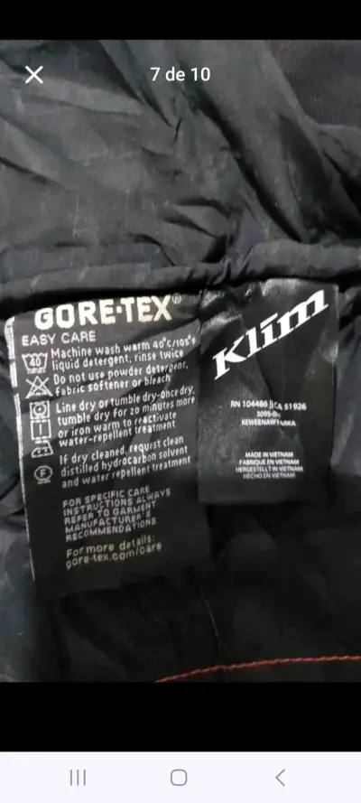 Chaqueta Gore-Tex negra y roja - miniatura 5