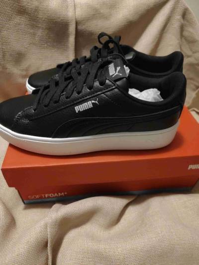 Zapatillas negras Puma nuevas - miniatura 3