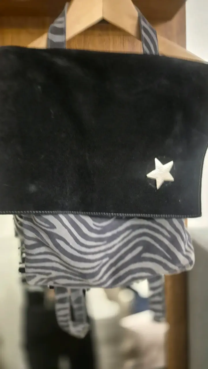 Cartera de hombro con diseño de cebra - 2