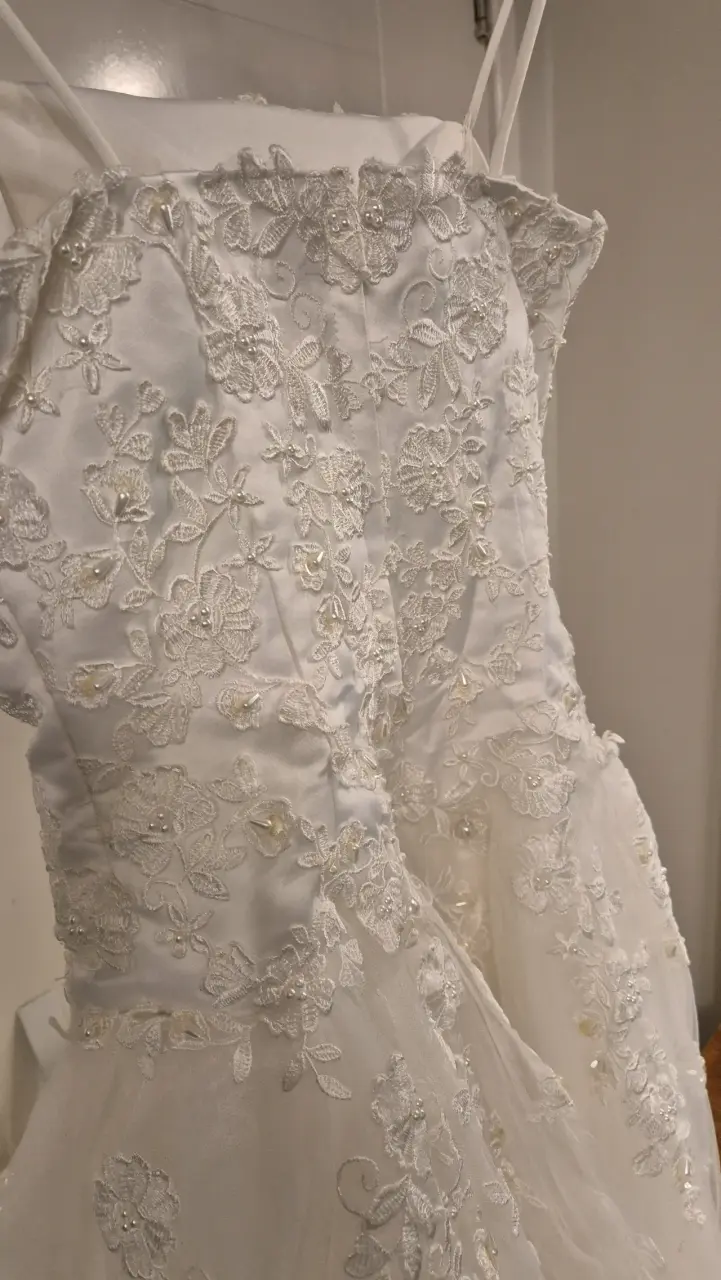 Vestido de novia blanco encaje - 4