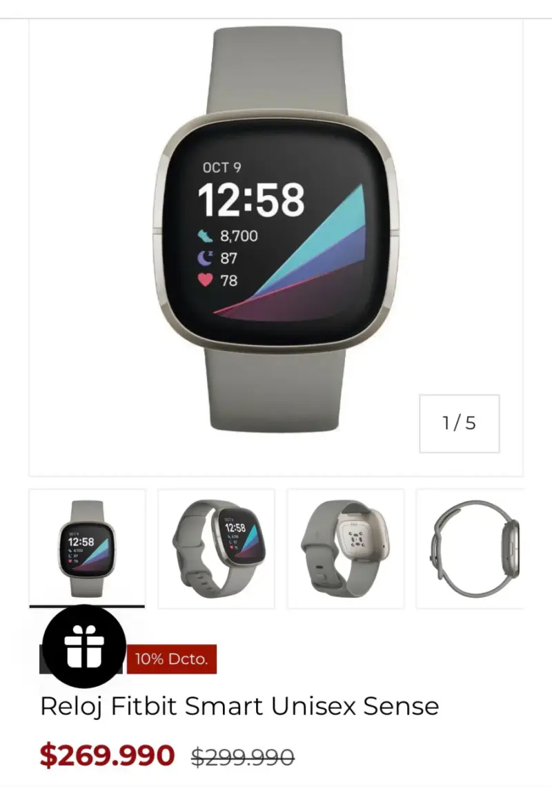 Smartwatch Fitbit Versa 4 nuevo - 3