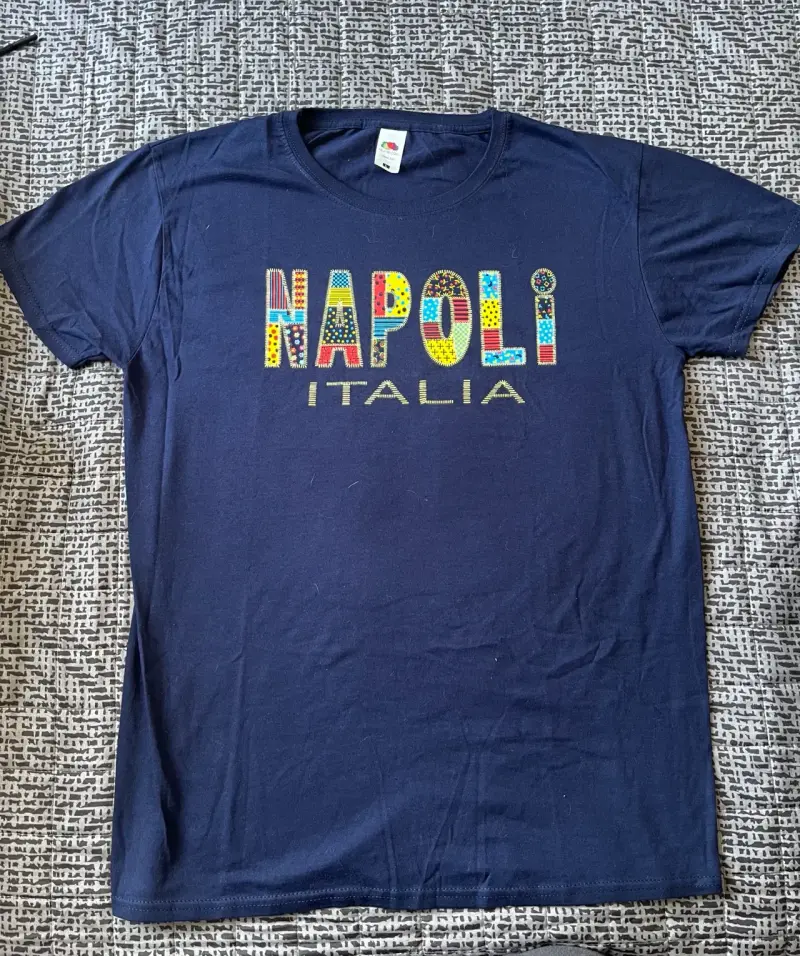 Polera Napoli Italia azul