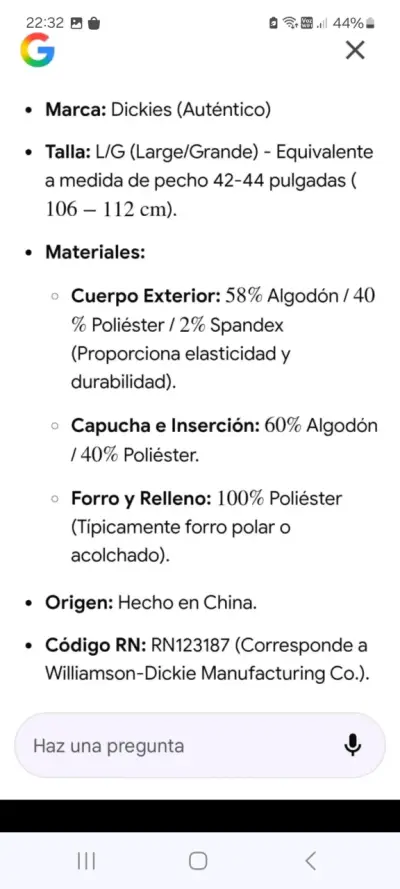 Chaqueta  Dickies con capucha - miniatura 6