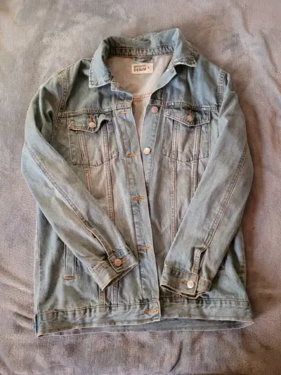 Chaqueta de mezclilla azul - miniatura 1