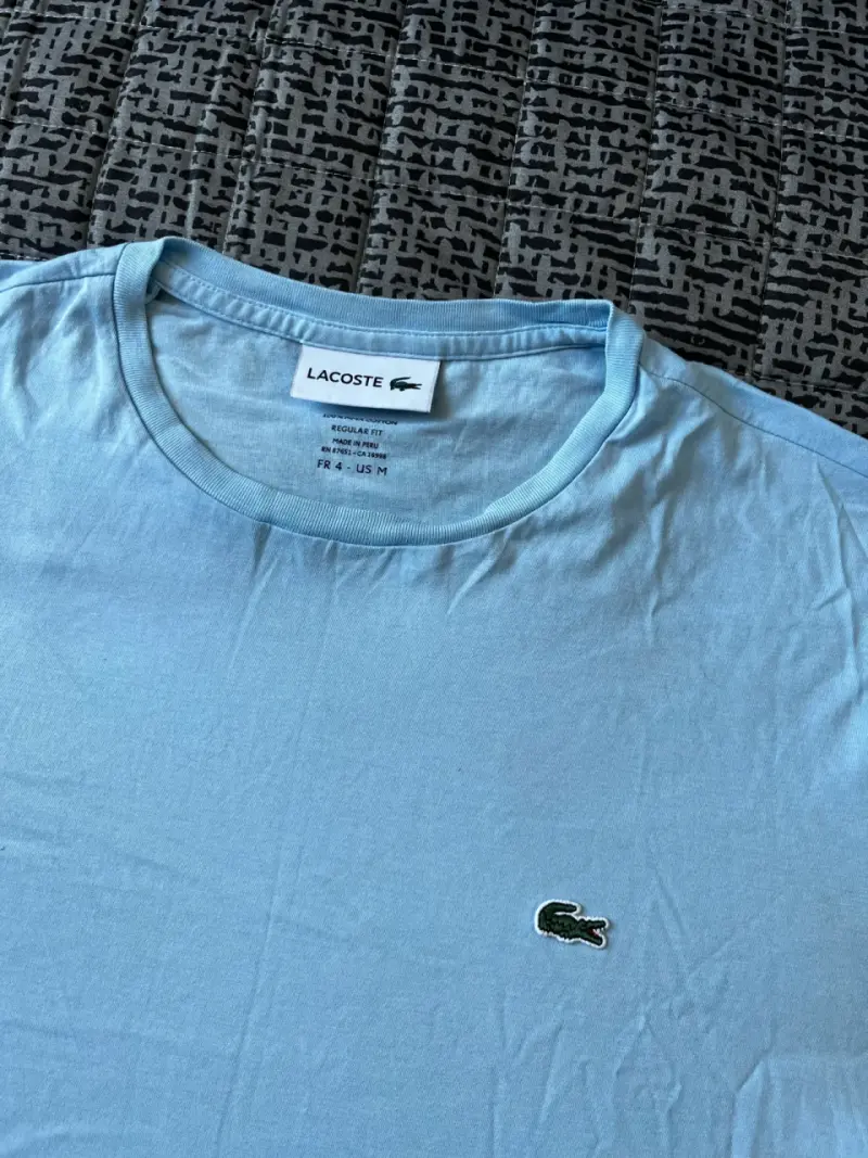 Polera celeste LACOSTE - 2
